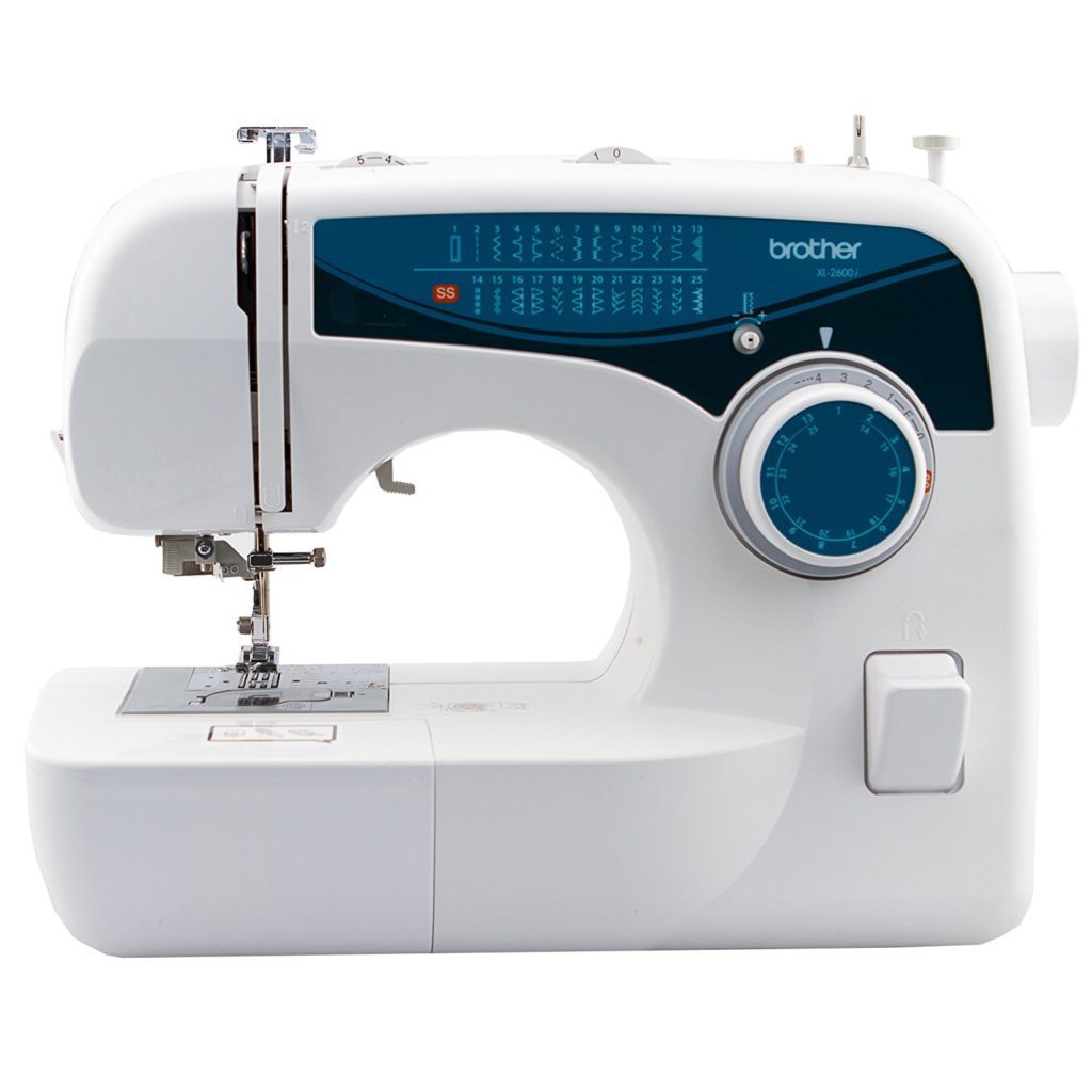 Brother XL2600I Sew Advance white with blue part where the stitches is written