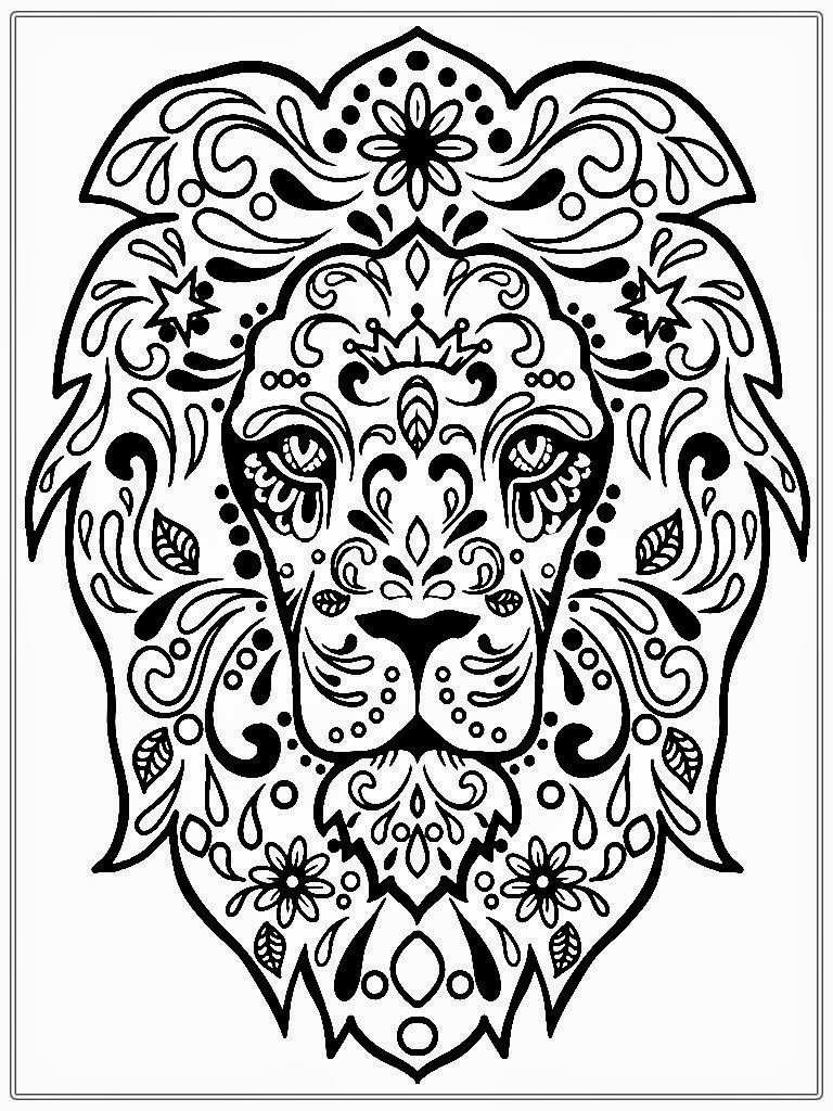 lion free printable wood burning pattern