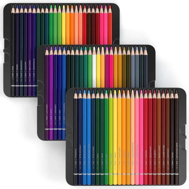 Professional Watercolor Pencils - Set of 72