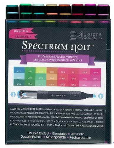 Spectrum Noir 24ct Batman Pro Fan Markers