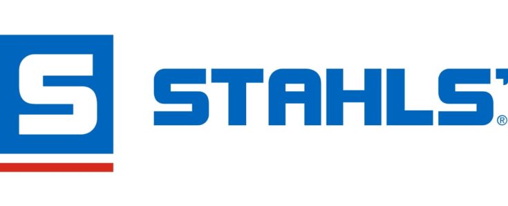 Stahls logo in white background