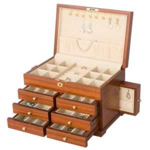 wooden jewelry box